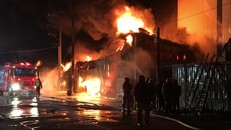 Vụ hỏa hoạn tại Đài Loan (ảnh: CNA)