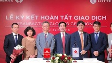 Buổi lễ kết thúc giao dịch đã được diễn ra long trọng tại khách sạn Lotte Hà Nội Hà Nội cùng sự có mặt của Ngân hàng Nhà nước Việt Nam.