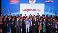 Vietjet được vinh danh Top 10 Doanh nghiệp Phát triển Uy tín nhất Việt Nam