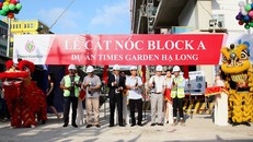 Tập đoàn Hòa Bình cất nóc dự án Times Garden Hạ Long vượt tiến độ