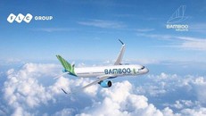  Bamboo Airways với bộ nhận diện thương hiệu xanh trắng ấn tượng