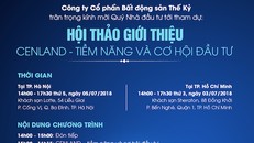CENLAND tổ chức roadshow trước thềm niêm yết