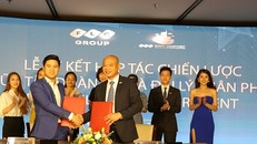 Lễ ký kết hợp tác chiến lược giữa Tập đoàn FLC và các đơn vị phân phối.