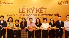 Lễ ký kết hợp đồng đại lý phân phối dự án T&T Phố Nối