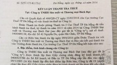 Uẩn khúc việc Cục thuế Đà Nẵng ‘nương nhẹ’ doanh nghiệp trốn thuế