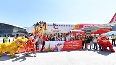 Vietjet rộn ràng đón chuyến bay khai trương Đà Nẵng - Bangkok