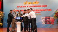 Bấm nút khai trương Tạp chí điện tử taichinhdoanhnghiep.net.vn