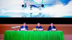 Bamboo Airways thông tin tới báo chí kế hoạch nhận tàu bay thân rộng phục vụ cho chiến lược mở đường bay mới trong năm 2020.