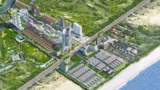 Phối cảnh mới của Cocobay Đà Nẵng sau khi điều chỉnh quy hoạch.