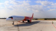 Tàu bay A321 của Airbus được Vietjet bổ sung vào đội tàu bay của Vietjet cuối năm 2019
