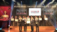 Nộp ngân sách 7.926 tỷ đồng,Techcombank được Bộ Tài chính vinh danh