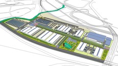 Phối cảnh tổng thể dự án “Trung tâm Logistics ICD Vĩnh Phúc” do Liên danh Tập đoàn T&T Group (Việt Nam) – Tập đoàn YCH – YCH Holdings (Singapore) làm chủ đầu tư.