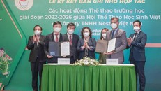 Bộ GD & ĐT ký kết Biên bản ghi nhớ hợp tác các hoạt động thể thao trường học giai đoạn 2022-2026