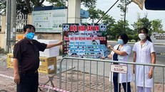 Trong thời kỳ cao điểm dịch bệnh covid 19, Bệnh viện Nhiệt đới Trung ương nhận được rất nhiều nguồn tài trợ, viện trợ. Ảnh BVNĐTƯ