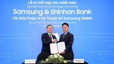 Samsung Việt Nam hợp tác với Ngân hàng Shinhan triển khai ví kỹ thuật số