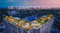 Phối cảnh dự án VIC Grand Square kế sát Quảng trường Hùng Vương với 68 tiện ích đặc quyền được nhà đầu tư chờ đón ra mắt.