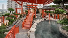Tổ hợp khoáng nóng Mori Onsen tại Ecopark, cách hồ Hoàn Kiếm 14km. 