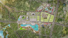 Dự án Square City sở hữu vị trí chiến lược ngay trung tâm Phổ Yên, Thái Nguyên.