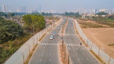 Đoạn tuyến 1,9 km từ nút giao Đại lộ Thăng Long đến nút giao Đại Mỗ đã được đưa vào khai thác.