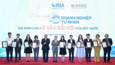 Tôn vinh 40 doanh nghiệp tư nhân tiêu biểu đại diện 40 năm Đổi mới của đất nước