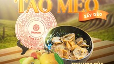 Quà tết 2026: Táo Sơn Tra sấy dẻo - biến chua chát thành ngọt lành xuân mới