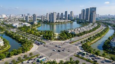 Phối cảnh dự án khu đô thị đa mục tiêu 696 ha tại Thư Lâm, Hà Nội.