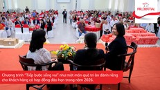 Prudential ra mắt “Tiếp bước sống vui” tri ân khách hàng đáo hạn năm 2026.