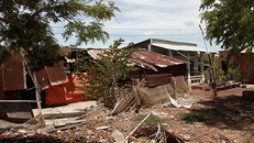 Gia cảnh của một trong những cựu chiến binh gian nan 10 năm đòi bồi thường đất. Ảnh: Bình An