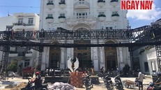 Bệnh viện Thẩm mỹ Quốc tế JT Angel đang chuẩn bị khai trương. Ảnh: Linh Vũ