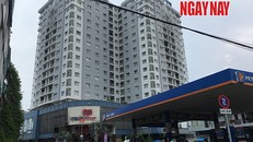 Vụ việc ông Lưu Xuân Thủy rút "súng" tấn công bảo vệ xảy ra tại cao ốc PNTechcons. Ảnh Linh Vũ