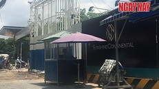 Khu đất 332 đường Tô Hiến Thành đang quảng cáo dự án Sunshine Continental do Tập đoàn Sunshine Group làm chủ đầu tư