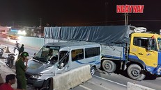 Hiện trường vụ tai nạn sáng 11/7 tại công trình cầu vượt Dầu Giây. Ảnh: Xuân Thời