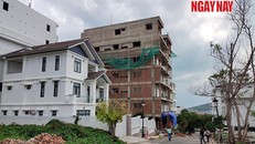 Một công trình vi phạm, vượt tầng tại dự án. Ảnh: Xuân Ngọc