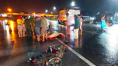 Hiện trường vụ tai nạn. Ảnh: Xuân Thời