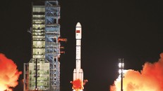 Phòng thí nghiệm Thiên Cung-2 được phóng ngày 15/9/2016. (Nguồn: AFP).