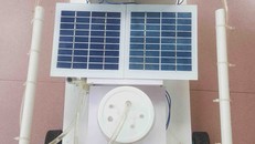 Robot phun thuốc trừ sâu của Cường.