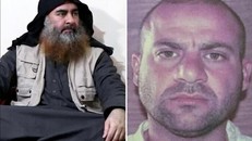 Abdullah Qardash (phải) được cho là đã thay thế vị trí thủ lĩnh IS của Abu Bakr al-Baghdadi (Nguồn: The Sun).