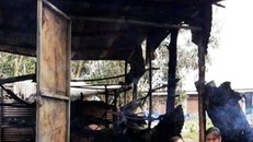 Hiện trường vụ cháy nhà thương tâm