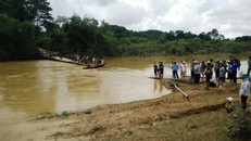 Khu vực ba mẹ con chị Sâm bị lũ cuốn trôi