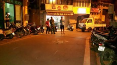 Hiện trường vụ tai nạn.