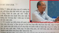 Một ví dụ về chữ viết cải tiến của PGS.TS Bùi Hiền