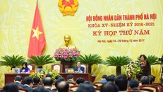 Phiên chất vấn và trả lời chất vấn của HĐND TP Hà Nội được truyền hình trực tiếp để cử tri và người dân Thủ đô theo dõi.