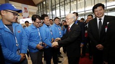 Tổng Bí thư Nguyễn Phú Trọng đến dự đại hội