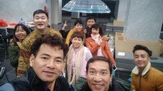 Các nghệ sĩ tham gia buổi tập đầu tiên của Táo quân 2018