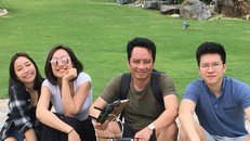 Anh Quân và các con