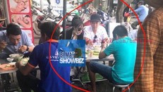 Nhã Phương và Trường Giang bị bắt gặp đi ăn bún riêu cùng nhau