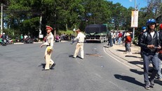 Lâm Đồng: Xe ben đâm trực diện xe máy, 2 người thương vong