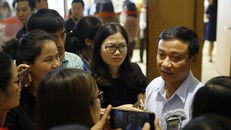 Ông Bùi Văn Xuyền – Uỷ viên Thường trực UB Pháp luật trao đổi với PV bên lề kỳ họp ngày 8/6.