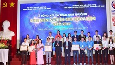 Lễ trao giải “Sinh viên nghiên cứu khoa học” năm 2017