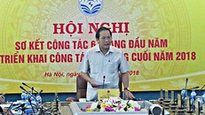 Ủy viên Trung ương Đảng, Bộ trưởng Bộ TT&TT Trương Minh Tuấn phát biểu chỉ đạo hội nghị.